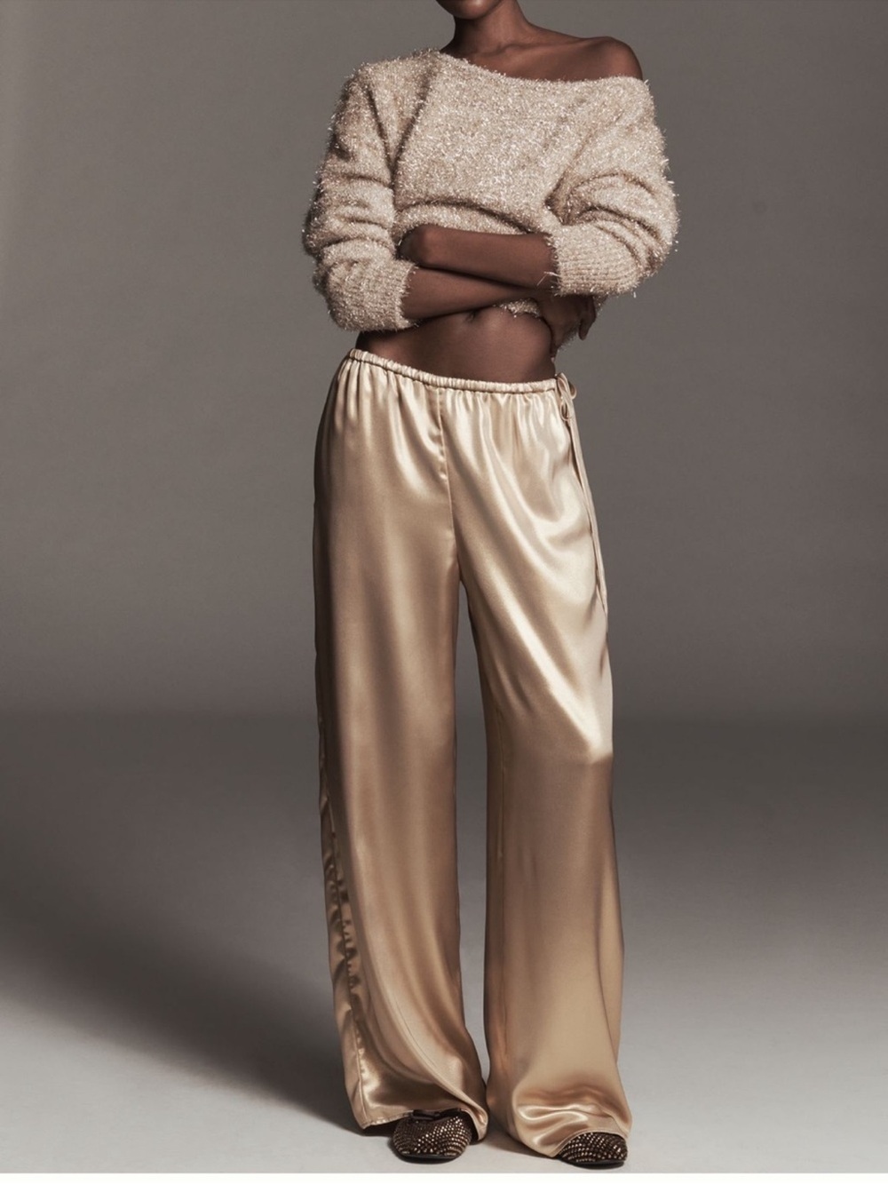 Nwt Maeve liquid shine pants